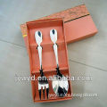 2pcs dessert spoon and fork promotional gift set